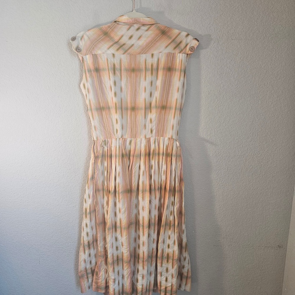 vintage modern classics dress siz small medium 40s 50s cap sleeve spring summer - Picture 3 of 9